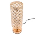 thumbnail image 3 of Crystal Table Lamp Gold Diamond Lamp E26 Socket with EU Cable Decorative Lamp EU Plug 220V for Bedroom, 3 of 16