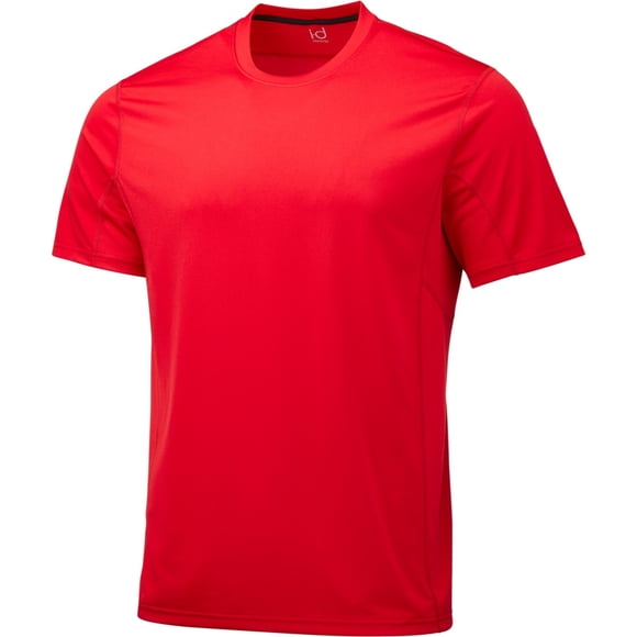 Camiseta básica de rendimiento Ideology para hombre rojo pequeño