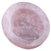Pink Candle Holders Rose Quartz Pillar Crystal Tealight Natural