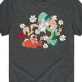 thumbnail image 3 of Disney - Alice In Wonderland - Hatter And Hare Daisy - Toddler & Youth Short Sleeve Graphic T-Shirt, 3 of 5