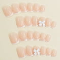 thumbnail image 5 of Simple Fashion White Sweet Bow Nail Sticker, 5 of 5