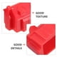 thumbnail image 5 of 40 piezas de repuesto para juegos de hotel, miniaturas de plástico, casas de hotel, piezas de juego de mesa, accesorios complementarios para niños y adultos, azul y rojo., 5 of 6