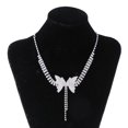 thumbnail image 2 of Collar y pendientes de mariposa de cristal jinwen Sistema de la joyería de la boda, 2 of 8