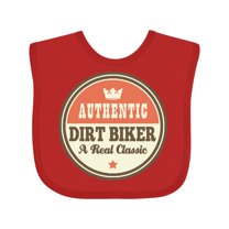 Inktastic Dirt Biker Vintage Classic Boys or Girls Baby Bib