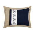 thumbnail image 5 of Chic Home BCS03430-US Owen 20 Piece Comforter Set, Navy - Queen, 5 of 5