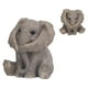 thumbnail image 3 of Adornos de Elefante de Bebé, Encantadoras Figuras de Resina de Animales Duraderos No Tóxicos para la Sala de Estar, 3 of 7
