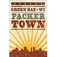 thumbnail image 4 of Green Bay, Wisconsin, Skyline and Sunburst Screenprint Style (1000 Piece Puzzle, Size 19x27, Challenging Jigsaw Puzzle for Adults and Family, Made in USA), 4 of 4