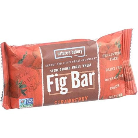 84 PACKS : Strawberry Fig Bar 12 2 oz Bar by Nature's Bakery