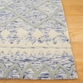 thumbnail image 3 of SAFAVIEH Glamour Drew Geometric Area Rug, Blue/Ivory, 6' x 6' Square, 3 of 7