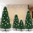thumbnail image 2 of Árbol de Navidad Goplus de fibra óptica artificial de 5 pies con luces LED, 2 of 9