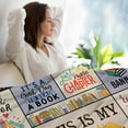 thumbnail image 5 of Book Lovers Gifts Blanket,Gifts for Book Lovers Women, Women Reading Gifts for Book Lovers,Book Reader Gifts,Book Club/Bookworm Gifts for Reading Lover Bookish,Literary Gifts Ideas, 50"x60", 5 of 6