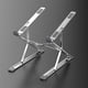 thumbnail image 1 of 7 + 8 Gear Soporte para computadora Metal Ligero Compatible Ventilado Ergonómico Portátil Soporte vertical Plegable Plegable para negocios Escritorio plata CUTICAT Soporte informático, 1 of 8