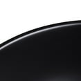 thumbnail image 3 of Aquaterior 12" Bathroom Round Bowl Vessel Sink with Pop up Drain Above Counter Countertop Porcelain Ceramic Mini Basin Black, 3 of 10