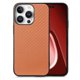 thumbnail image 1 of For iPhone 16 Pro Max Case Carbon Fiber Texture PU+PC+TPU Phone Cover - Green, 1 of 5