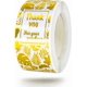 thumbnail image 1 of Foil Gold Foliage Thank You Stickers Labels Seals 3.15"x1.15" Triangle 120 Units Per Roll (Foil Gold Foliage), 1 of 4