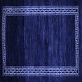 thumbnail image 1 of Ahgly Company Indoor Square Abstract Blue Modern Area Rugs, 5' Square, 1 of 4