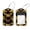 multicolored 2, variant on PhooArto Horses Sea Painting Luggage Tags with Stainless Steel Loop, 2 Pack Luggage Tag Holders for Travel Luggage Baggage Identifier