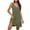 Army Green, variant on Spring Dresses for Women V-Neck Lounge Cocktail-Length Solid Tank Loose Comfy Tank Dress with Wrinkles Minimalist Lounge Women Dresses for Daily Wear 2026