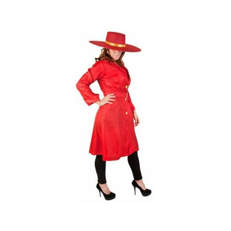 Adult Red Carmen San Diego Costume