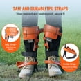 thumbnail image 4 of VEVOR Tree Climbing Spikes Climbing Spurs Alloy Steel Arborist Equipment Orange, 4 of 9
