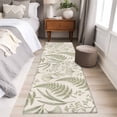 thumbnail image 4 of Runner Rug 2'x6', Botanical Green Washable Non-Slip Hallway Runner Rugs, Farmhouse Vintage Country Plant on Linen Bedside Rugs Floor Mats Carpet Runners for Kitchen Bathroom Laundry Room, 4 of 8