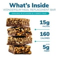 WonderSlim Meal Replacement Protein MMF7 Bar, Caramel Cocoa, 15g