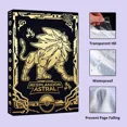 thumbnail image 4 of Trading Card Holder Card Album Binder, Protection Folder Book Collectible Card Album, 4-Pocket with 30-Pages 240-Trading Cards Capacity, Present for Children-AAC6, 4 of 5