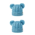thumbnail image 2 of Minnieouse Gorro con bolas de pompones esponjosos para frita, diseño de doble capa, gorros de moda, gorros de gran elasticidad para niños Type11 NO11, 2 of 6