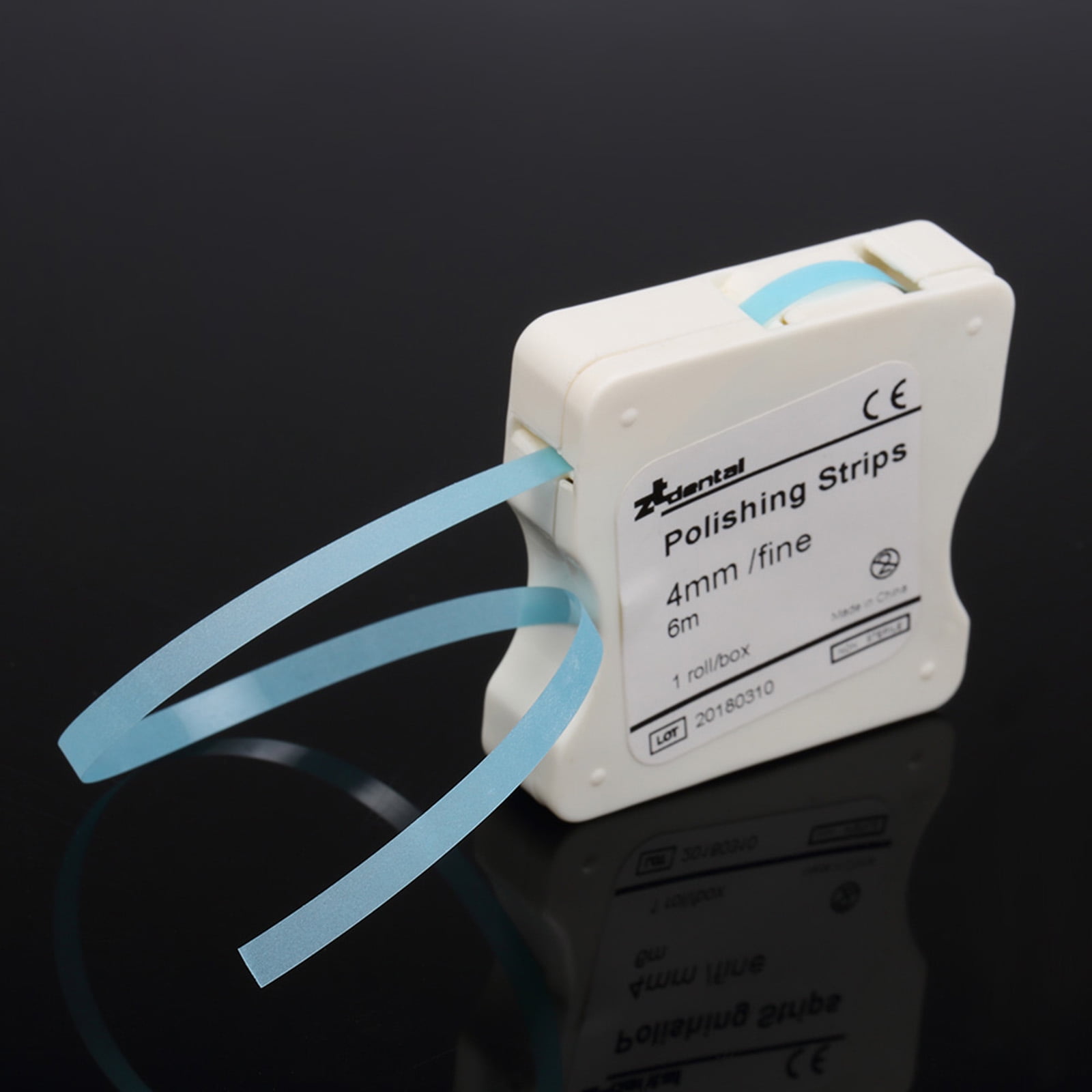 1Roll/Box Dental Polishing Strip 4mm Resin Tooth Interdental Sanding