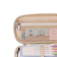 thumbnail image 2 of Large Capacity Double Layered Pencil Pouch with Simple Style, Zipper Design - Pen Holder Bag for Student, Craft Bags, Travel or Accessory Bags, 2 of 8