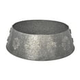 thumbnail image 1 of Holiday Time 2-Piece Construction Metal Tree Collar, Galvanized White Wash Finish, 27 inch, 1 of 6