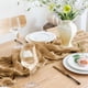 thumbnail image 5 of Camino de mesa Ase'm, 3 piezas, 89 x 305 cm, gasa caqui, 10 pies, 5 of 7