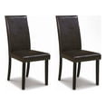thumbnail image 1 of Ashley Kimonte Faux Leather Dining Side Chair in Brown Mahogany, 1 of 7