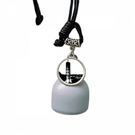 

Shanghai Jinmao Tower China Famous Wind Chimes Bell Car Pendant