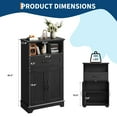 thumbnail image 5 of Farmhouse Storage Cabinet ,Freestanding Bathroom Cabinet with Doors and Drawers,Kitchen Pantry Cabinet,Floor Storage Cabinet Hutch Cupboard for Living Room/Bedroom, 5 of 9