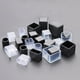 thumbnail image 3 of Inteprter 24x Tapas cuadradas negras para muebles Fácil instalación Fondo antideslizante engrosado y resistente al desgaste Decoración del hogar, 3 of 6