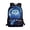 Owl and Moon Pattern Design, variant on Uourmeti Parrot Splash School Backpack, Durable Fashionable Backpack 17 Inch Smooth Zipper Student Bookbag for Travel Daily Use