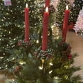 thumbnail image 3 of RKSTN Christmas Candlestick Holder Candelabra Tree Topper Candelabra Christmas Tree Topper Christmas Topper Unique Light up Christmas Tree Aluminum Candleholder Topper Decorations for Tree 80ml, 3 of 6