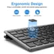 thumbnail image 4 of Teclado inalámbrico OMOTON 2.4G para Win 7/8/10 con USB y tipo C, 4 of 7