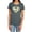 Charcoal, variant on Superman Crimson & Cream Shield Women's T Shirt, Hot Pink, Large