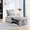 Gray, variant on Single Sofa Bed | Premium Velvet, Sturdy Frame | Relaxing
