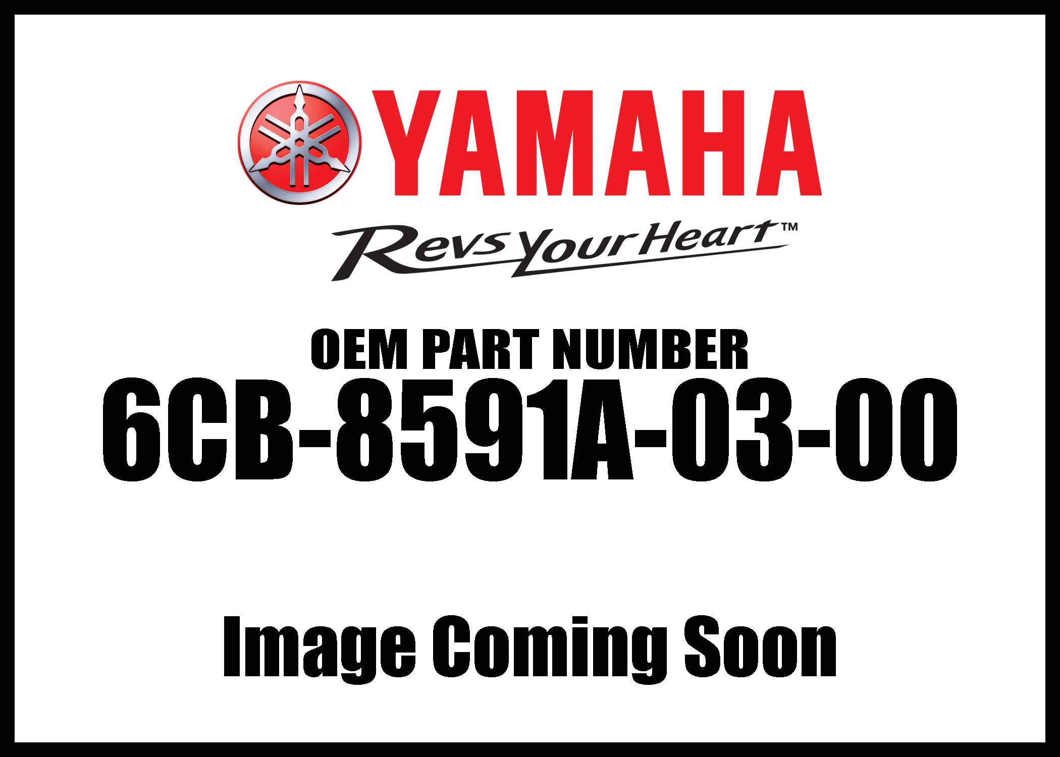 Yamaha Engine Control Unit 6Cb8591A0300 New Oem