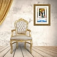 thumbnail image 3 of Barbier, Georges 11x14 Gold Ornate Wood Framed with Double Matting Museum Art Print Titled - Ancient Rome, 3 of 4