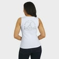 thumbnail image 5 of Women's WEAR by Erin Andrews White Atlanta Braves Rib-Knit Henley Tank Top, 5 of 5