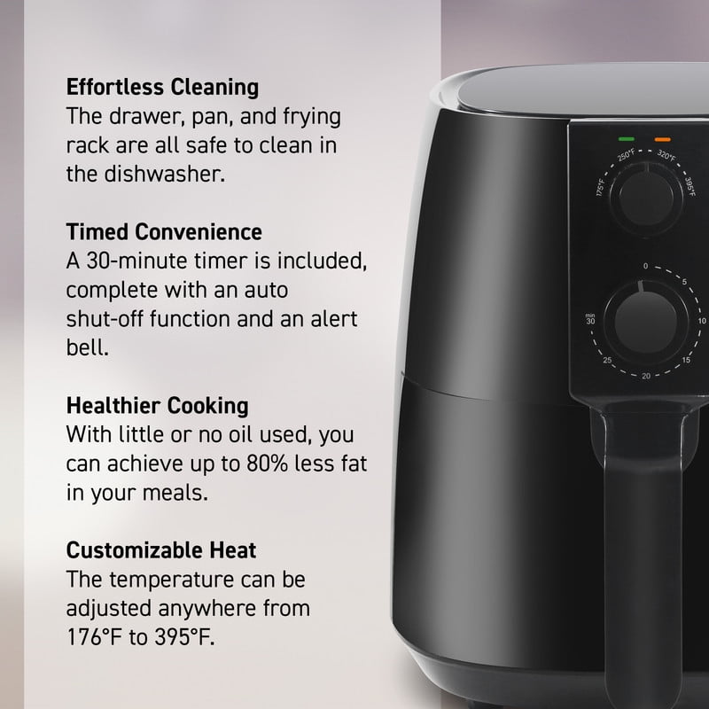 Elite Cuisine EAF5174 4Qt. Air Fryer