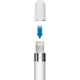 thumbnail image 3 of Capuchon, capuchon de Remplacement Magnétique et Support pour Apple Pencil (1 Pce, Blanc), 3 of 4