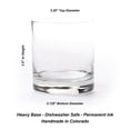 thumbnail image 4 of Black Lantern 11 Oz Forest Landscape Handmade Black Glass Whiskey Glass Set of 2, 4 of 4