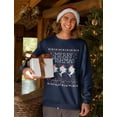 thumbnail image 2 of Tstars Mens Ugly Christmas Sweater Merry Fishmas Fishing Christmas Gift Funny Humor Holiday Shirts Xmas Party Christmas Gifts for Him Sweatshirt Ugly Xmas Sweater, 2 of 6