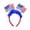 B, variant on 4th of July Patriotic Headband, Independent Day Red White and Blue Headband Decoration, 250th Anniversary Patriotic Accessories, Gifts for Women