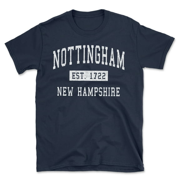 Nottingham New Hampshire Classic Established Men's Cotton T-Shirt